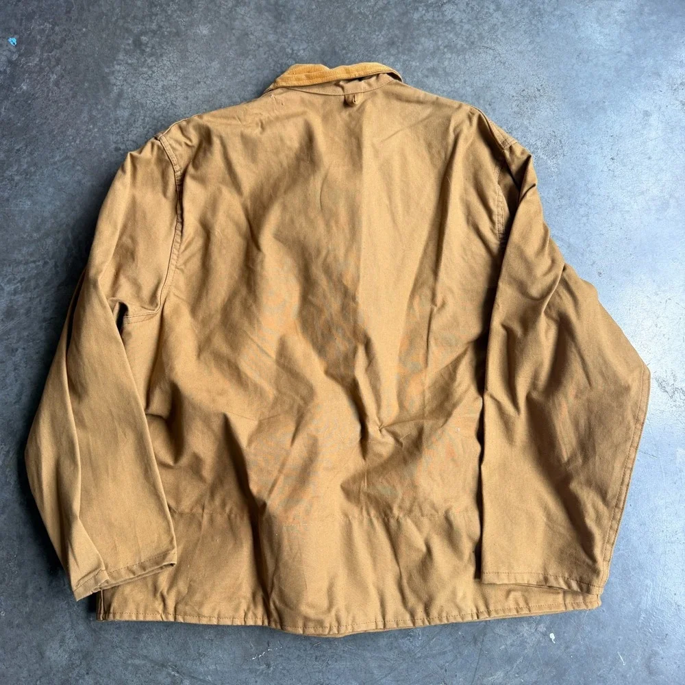 Vintage RedHead Canvas Barn Chore Coat Mens XL Field Jacket Flannel Lined USA